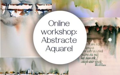 Online workshop Abstracte aquarel